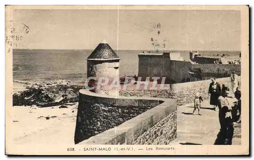 Cartes postales Saint Malo Les Remparts