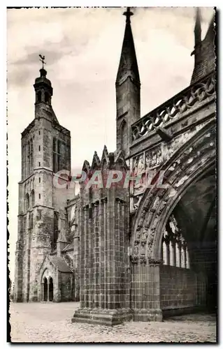Cartes postales Dol La Cathedrale Le Porche Prinicipal