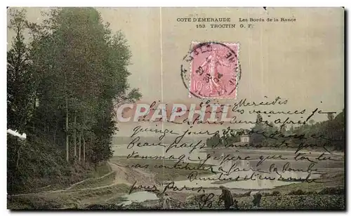 Cartes postales Cote D Emeraude Lea Bords de la Rance Troctin