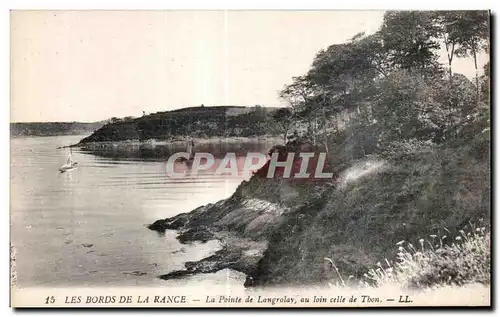 Cartes postales Les Bords De La Rance La Pointe de Langrolay au loin celle de Thon