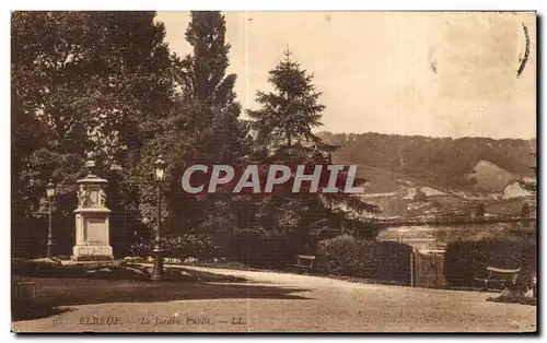 Cartes postales Elbeuf Le Jardin Public