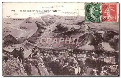 Cartes postales Vue Panoramique du Mont Dore