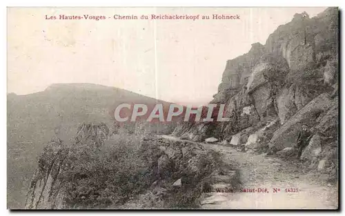 Ansichtskarte AK Les Hautes Vosges Chemin du Reichackerkopf au Hohneck