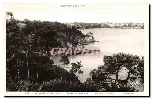 Cartes postales Les Bords de la Rance Dinard la Vicomte Au loin Dinard