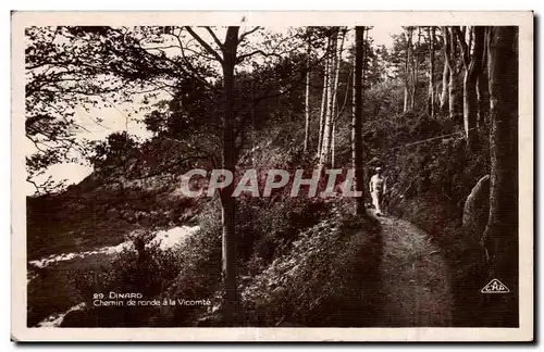 Ansichtskarte AK Dinard Chemin de ronde a la Vicomte