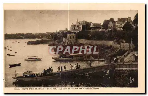 Cartes postales Dinard Cote D Emeraude Dinard La Port et la Cale des Vedesses Vartas