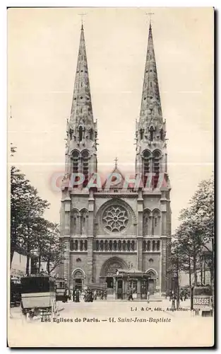 Ansichtskarte AK Les Eglises de Paris Saint Jean Baptiste