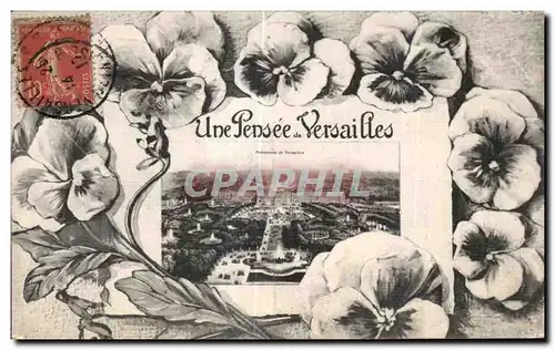 Cartes postales Une Pensee de Versailles