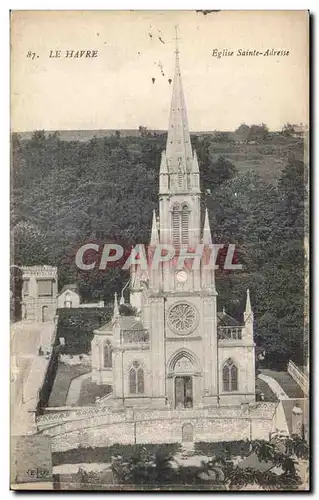 Cartes postales Le Havre Eglise Sainte Adresse