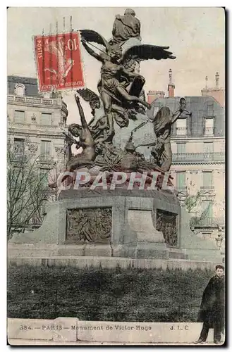 Cartes postales Paris Monument de Victor Hugo