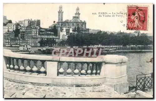 Cartes postales Paris La Seine du Viaduc de Parry