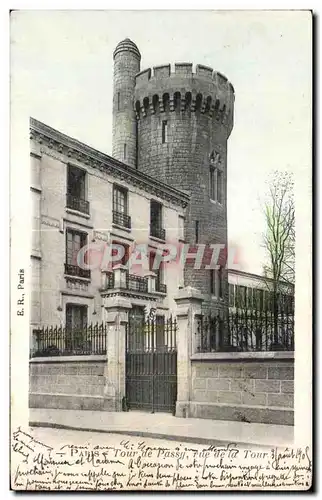 Cartes postales Paris Tour de Passy rue de la Tour