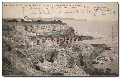 Cartes postales Environs de Royan Promontoires de Vallieres et de Suzac Phare Lighthouse