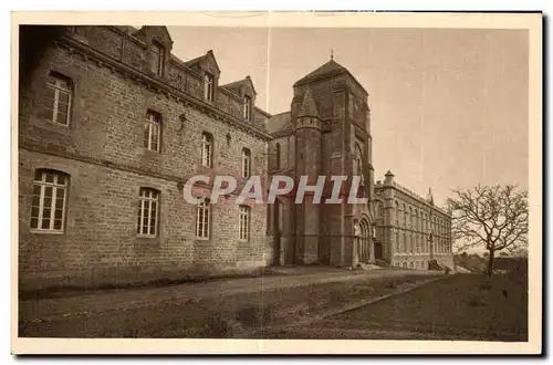 Ansichtskarte AK Abbaye De N D De Thymadeuc Brehan Loundeac (Morbihan) Facade Ouest