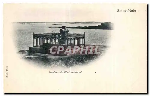 Cartes postales Saint Malo La Tombeau de Chateaubriant