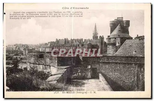 Cartes postales Saint Malo (Bretagne)