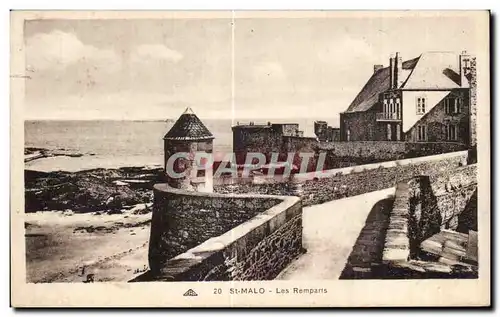 Cartes postales Saint Malo Les Remparts