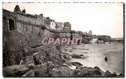 Ansichtskarte AK Saint Malo Plage de Bonsecours