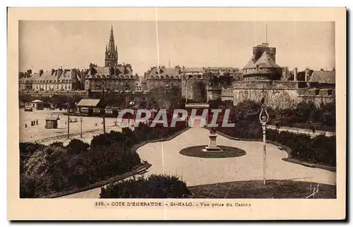 Ansichtskarte AK Saint Malo Vue Prise du Casino