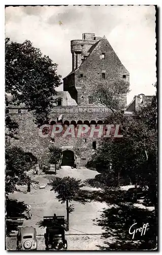 Ansichtskarte AK Saint Malo Le Chateau vu de la Plage Chateaubriand