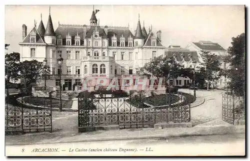 Ansichtskarte AK Arcachon Le casino (ancien chateau Deganne)