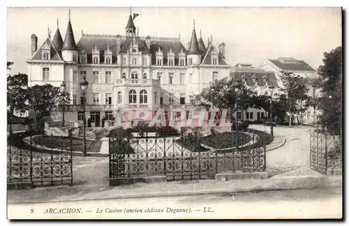 Cartes postales Arcachon Le casino (ancien chateau Deganne)