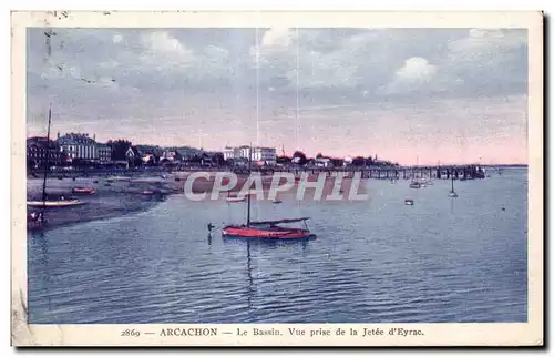 Ansichtskarte AK Arcachon Le bassin Vue prise de la jetee d Eyrac