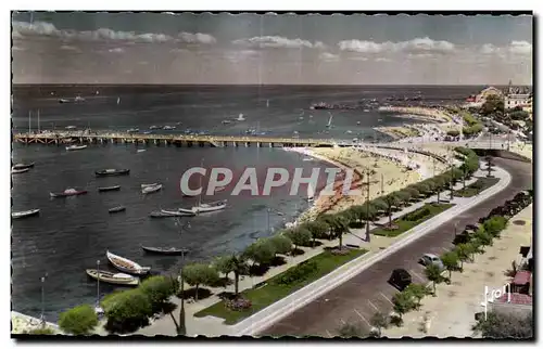 Cartes postales moderne Arcachon Vue generale de la plage prise du grand Hotel