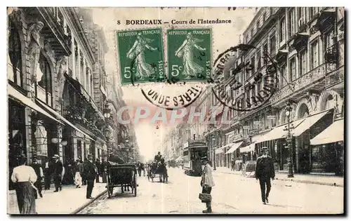 Cartes postales Bordeaux Cours de l intendance