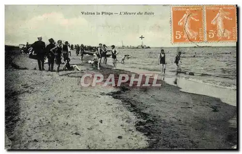 Cartes postales Valras plage L heure du bain