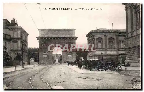 Cartes postales Montpellier L arc de triomphe