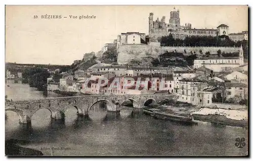 Cartes postales Beziers Vue generale