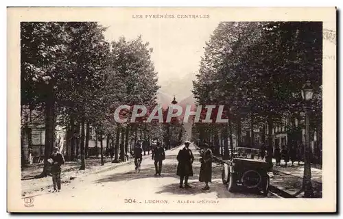 Cartes postales Luchon Allees d Etigny