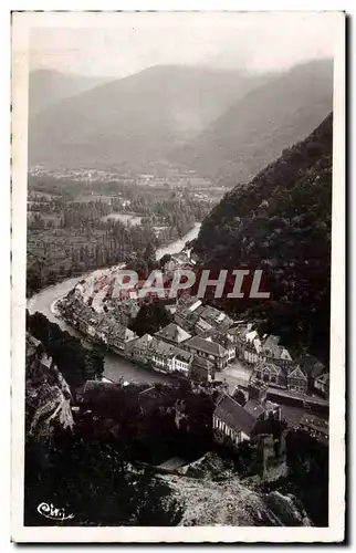 Cartes postales moderne Saint Beat Vue generale La vallee vers Fos