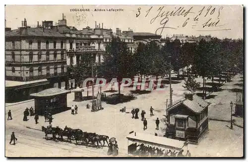 Cartes postales Toulouse Allees Lafayette