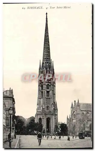 Cartes postales Bordeaux Tour Saint Michel