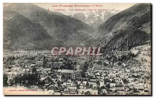 Cartes postales Luchon Superbagneres Vue generale prise de Cazarilh