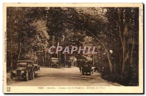 Cartes postales Revel Bassin de St Ferreol Entree du parc