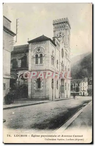 Cartes postales Luchon Eglise paroissiale er avenue Carnot