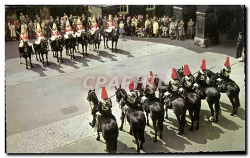 Moderne Karte Great Britain London Changing the guard Horseguards Parade