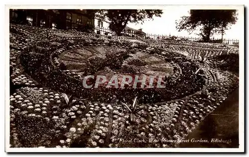 Cartes postales Scotland Ecosse Floral Clock West Princes Street gardens
