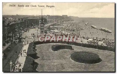 Ansichtskarte AK Sands and Clock Tower Margate