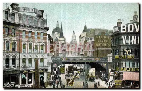 Cartes postales Ludgate Hill London