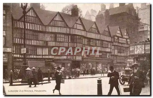 Ansichtskarte AK London Old Houses Holborn