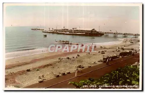 Ansichtskarte AK The Pier and Sands Bournemouth