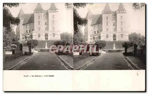 Carte Stereoscopique - Pau - Le Chateau - Cartes postales