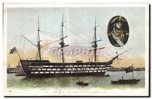 Angleterre - England - Bateau - Victory in Portsmouth Harbour - London - Cartes postales