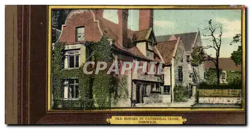 Angleterre - England - Norfolk - Norwich - Old Houses in Cathedral Close - Cartes postales