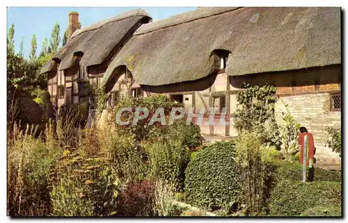 Ansichtskarte AK Anne Hathaway s Cottage Shottery Stratford Upon Avon this world famous building with its lovely