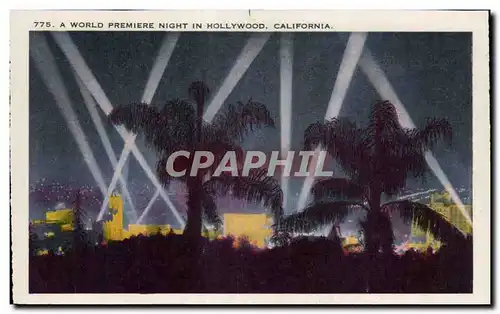 Cartes postales A World Premiere Night in Hollywood California